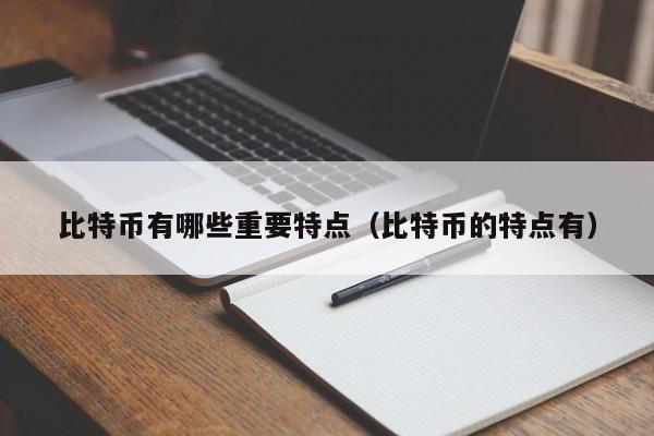 比特币有哪些重要特点